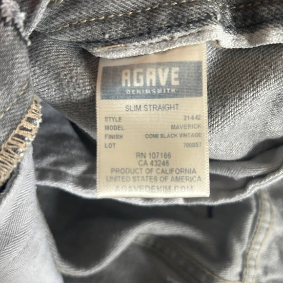Agave Denim Maverick Men’s Size 31 x 31 Button Fly Jeans - Picture 8 of 14